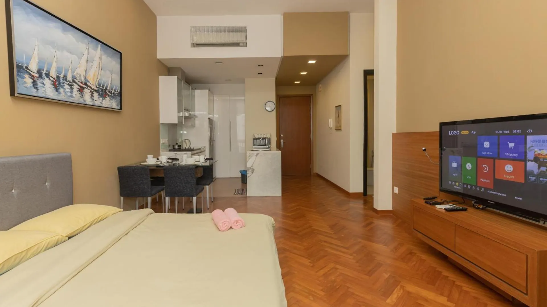 דירה Tanjung Tokong Straits Quay Waterside Suite, By Bayan